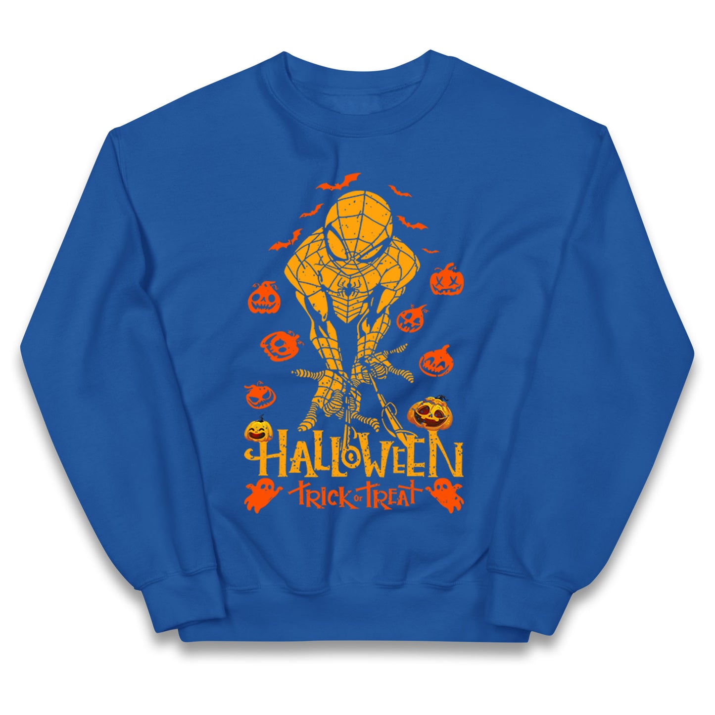 Spiderman Trick Or Treat Halloween Jumper
