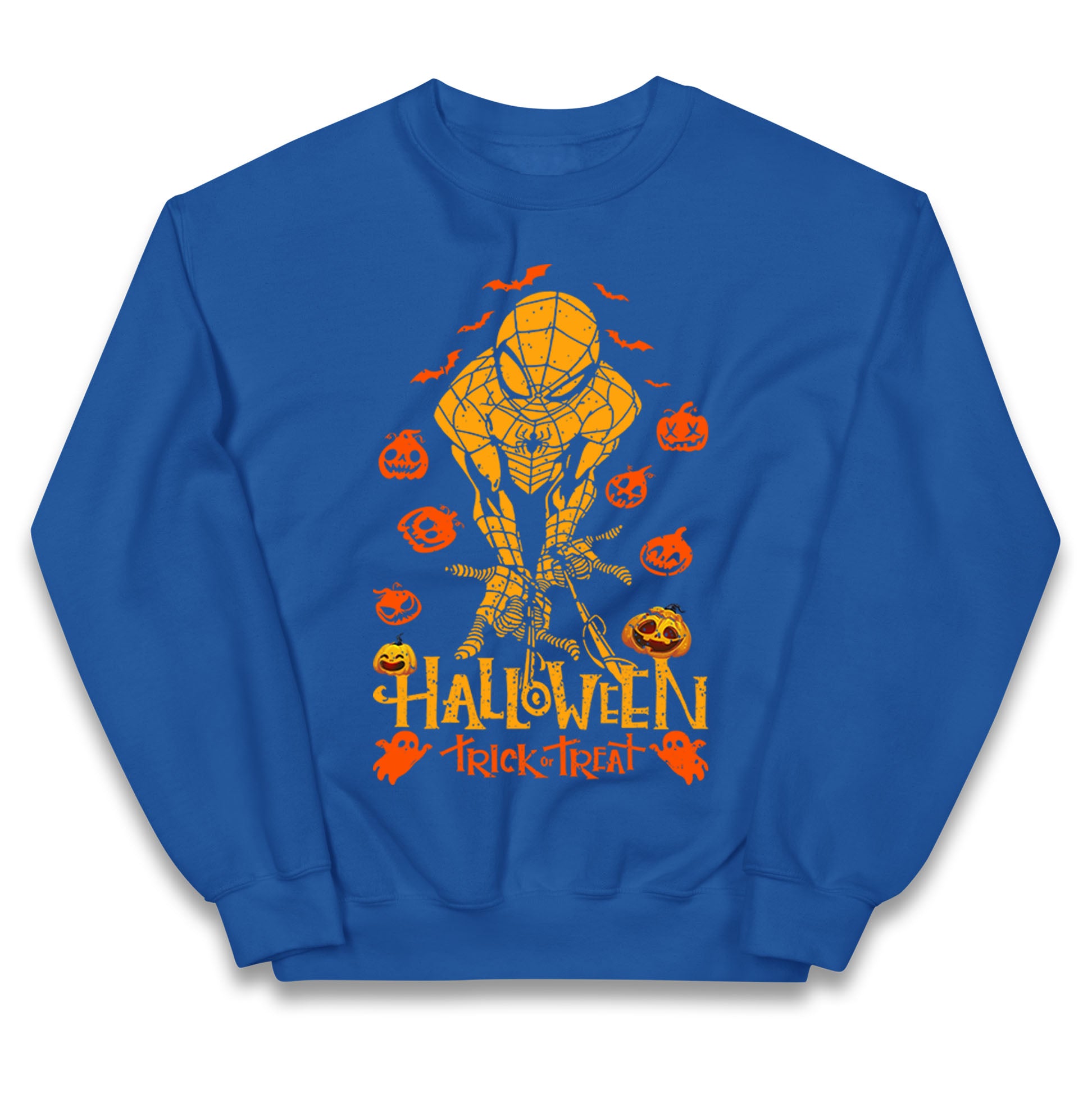 Spiderman Trick Or Treat Halloween Jumper
