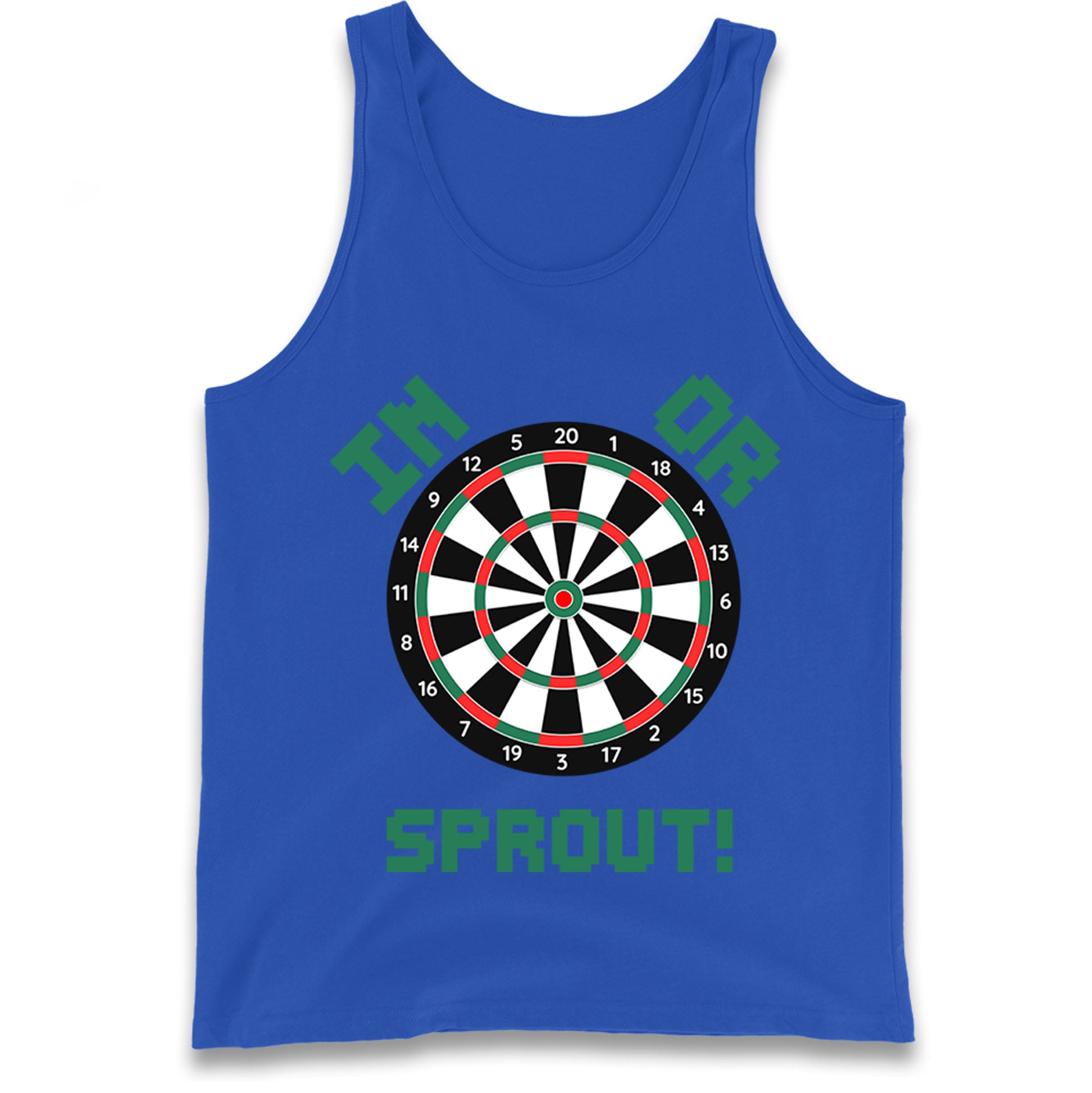 dartboard christmas tank top