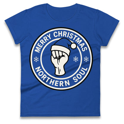 Merry Christmas Northern Soul Ladies T Shirt