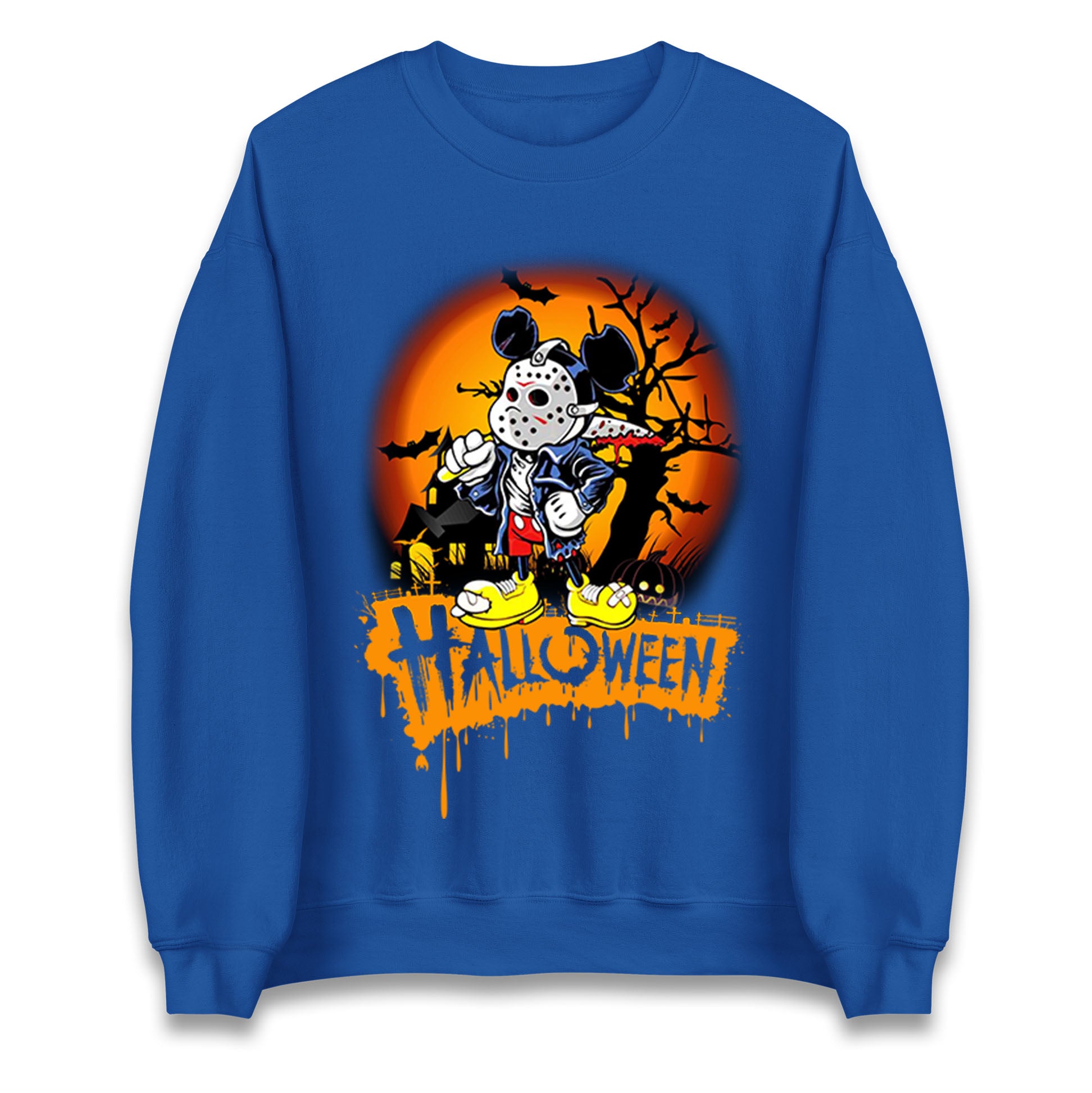 Mickey Mouse Haunted Halloween Sweatshirt
