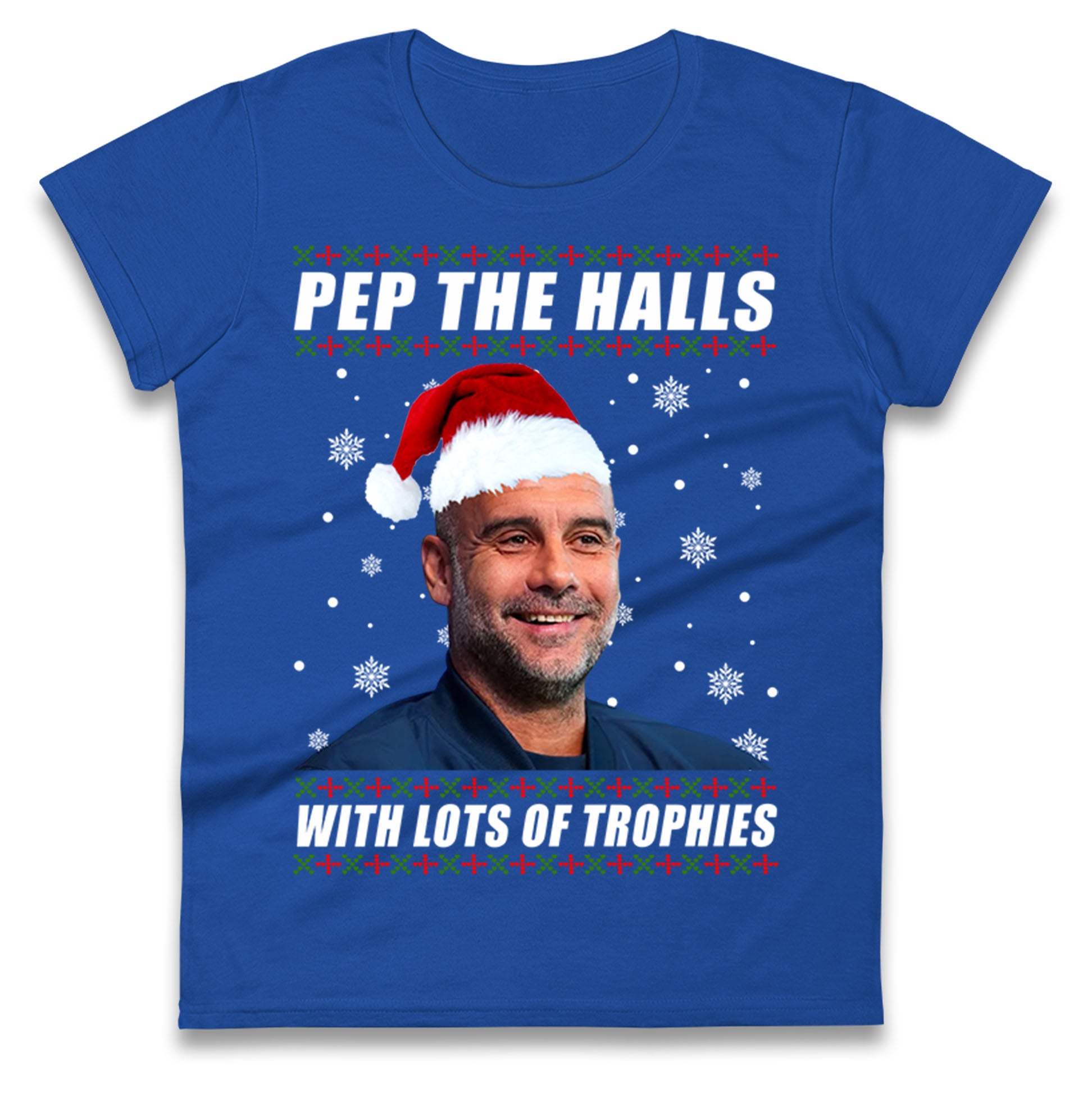 Pep Guardiola Christmas Ladies T Shirt