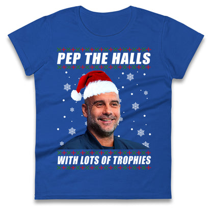 Pep Guardiola Christmas Ladies T Shirt