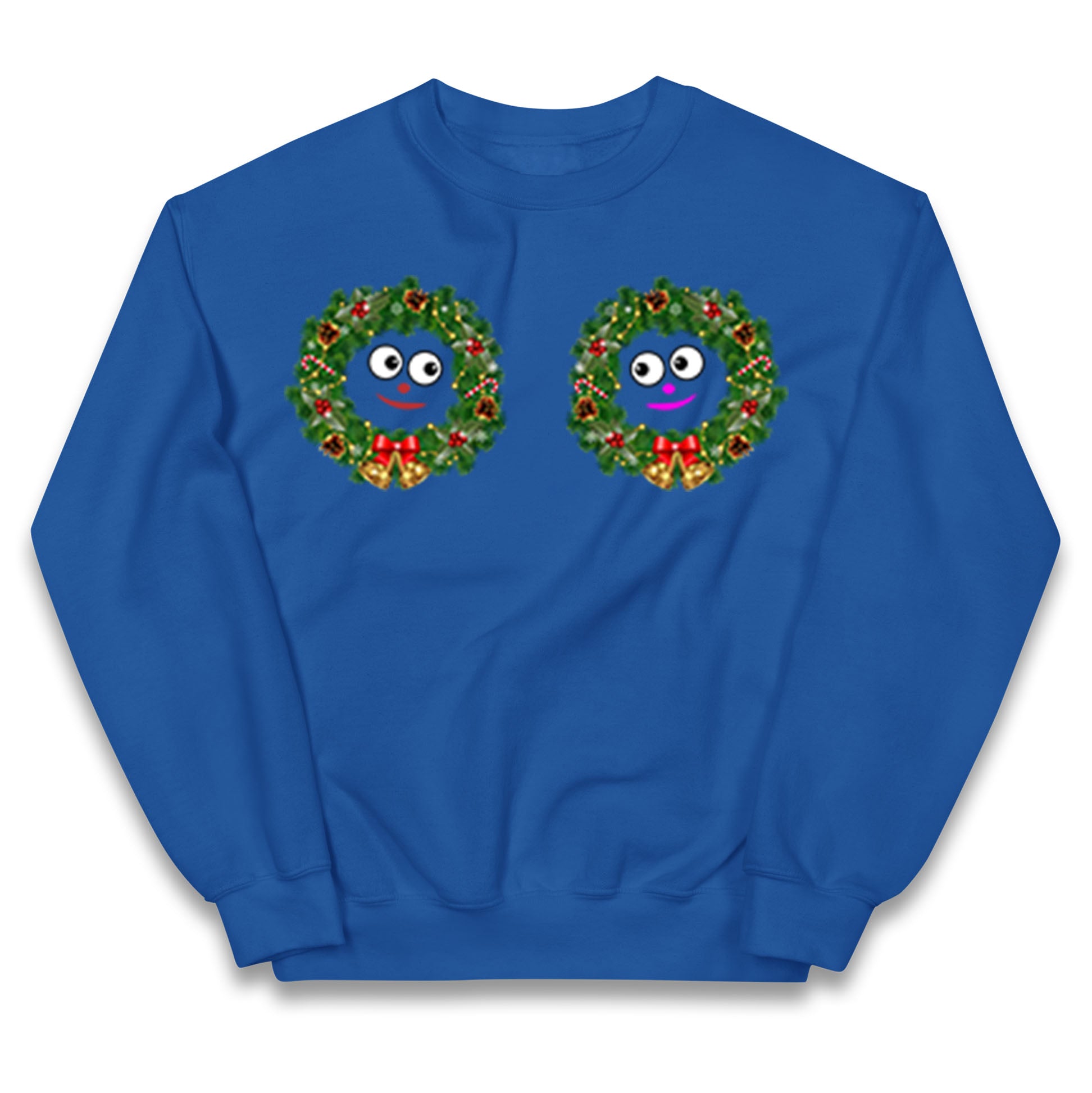 Christmas Decoration Rings Smiley Funny Jumper