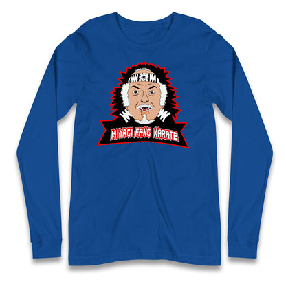 Miyagi Fang Karate Cobra Kai Long Sleeve T Shirt