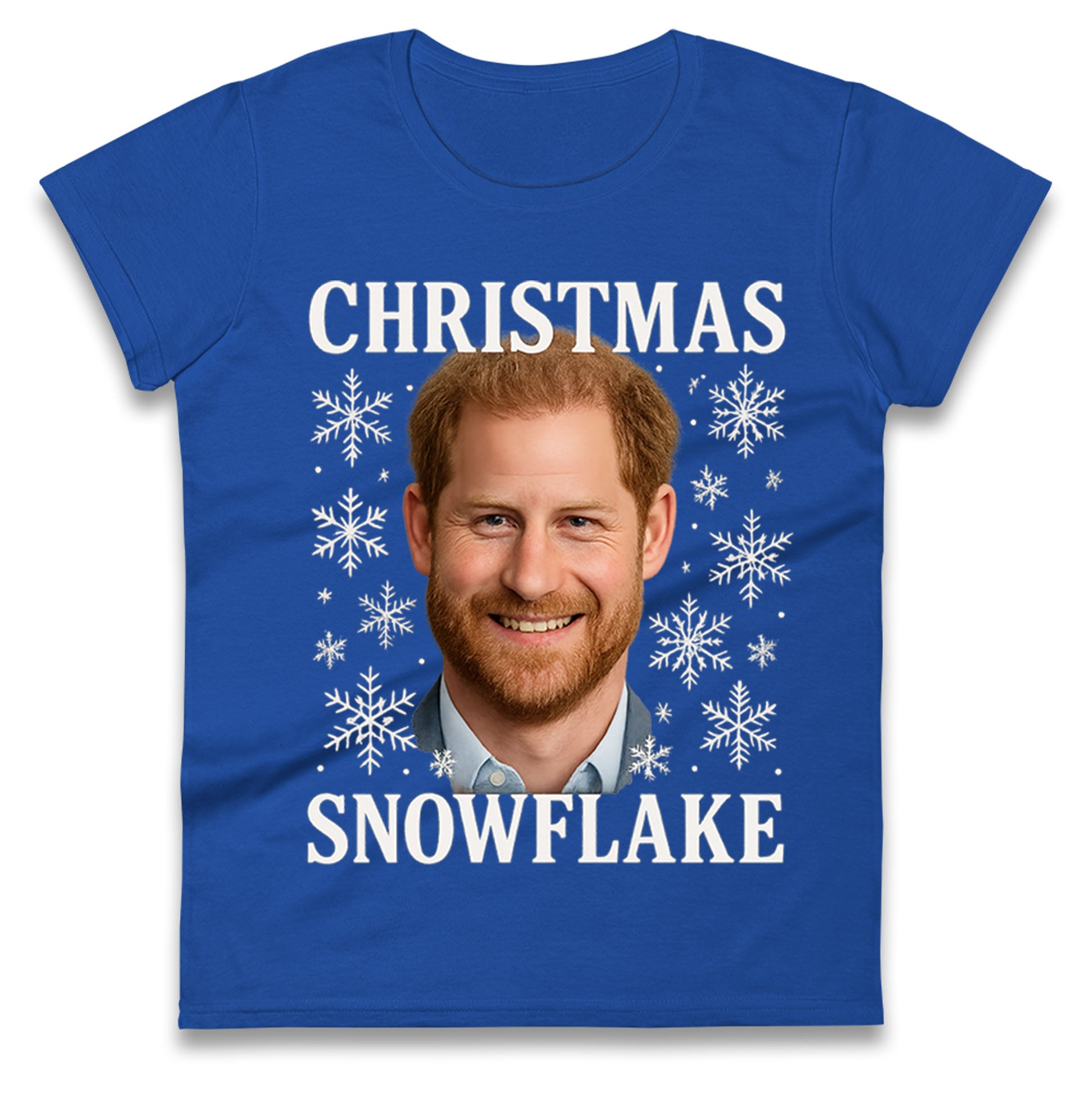 Prince Harry Xmas Ladies T Shirt