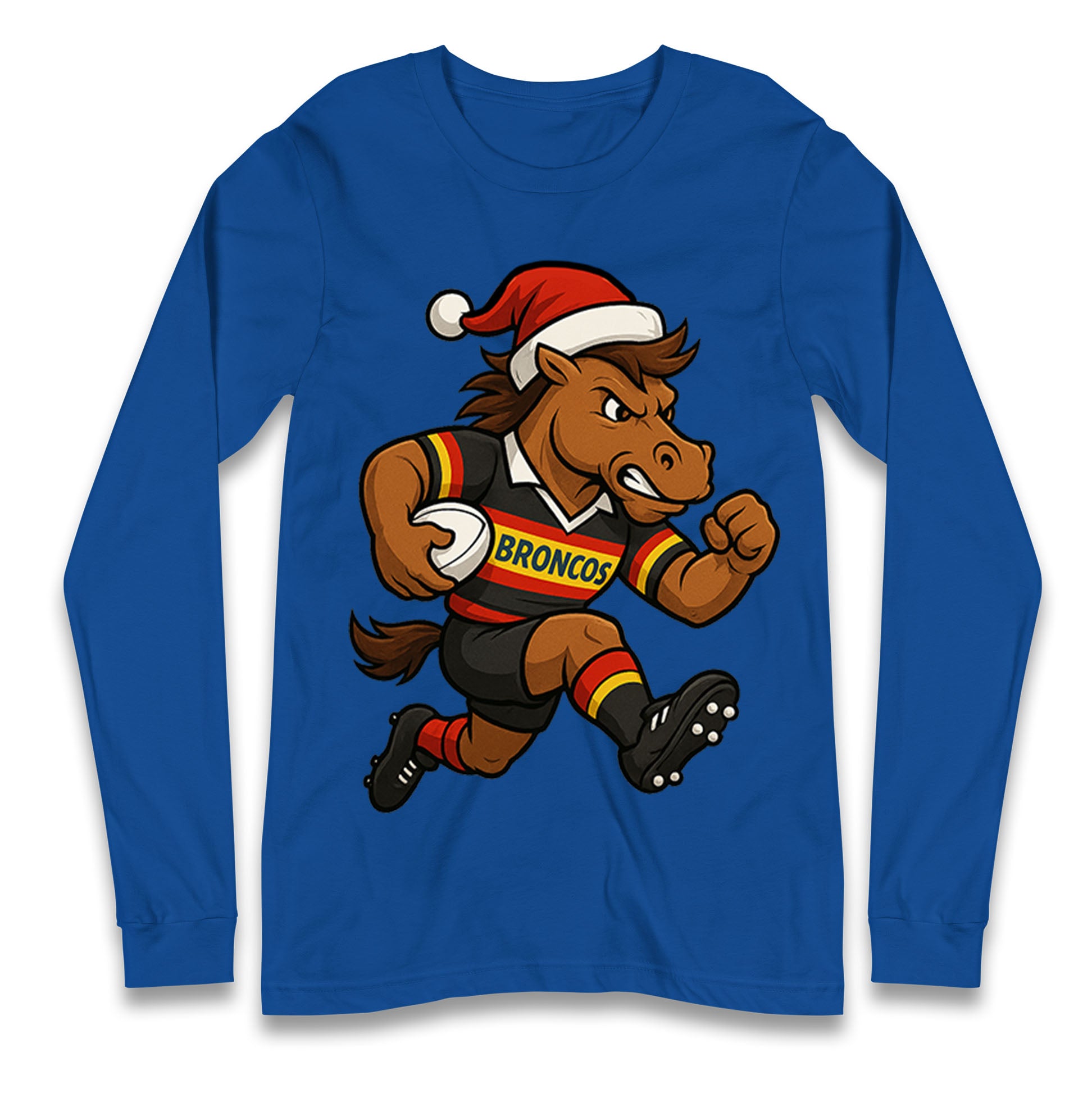 London Broncos Christmas Longsleeve T Shirt