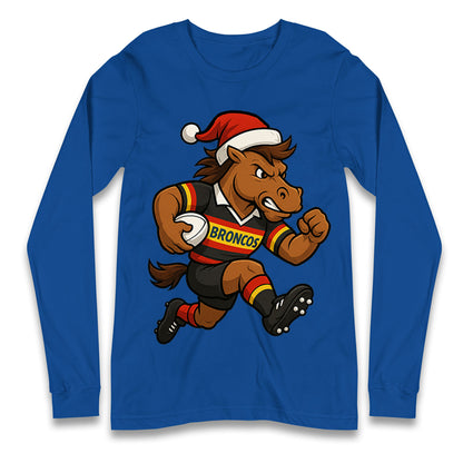 London Broncos Christmas Longsleeve T Shirt