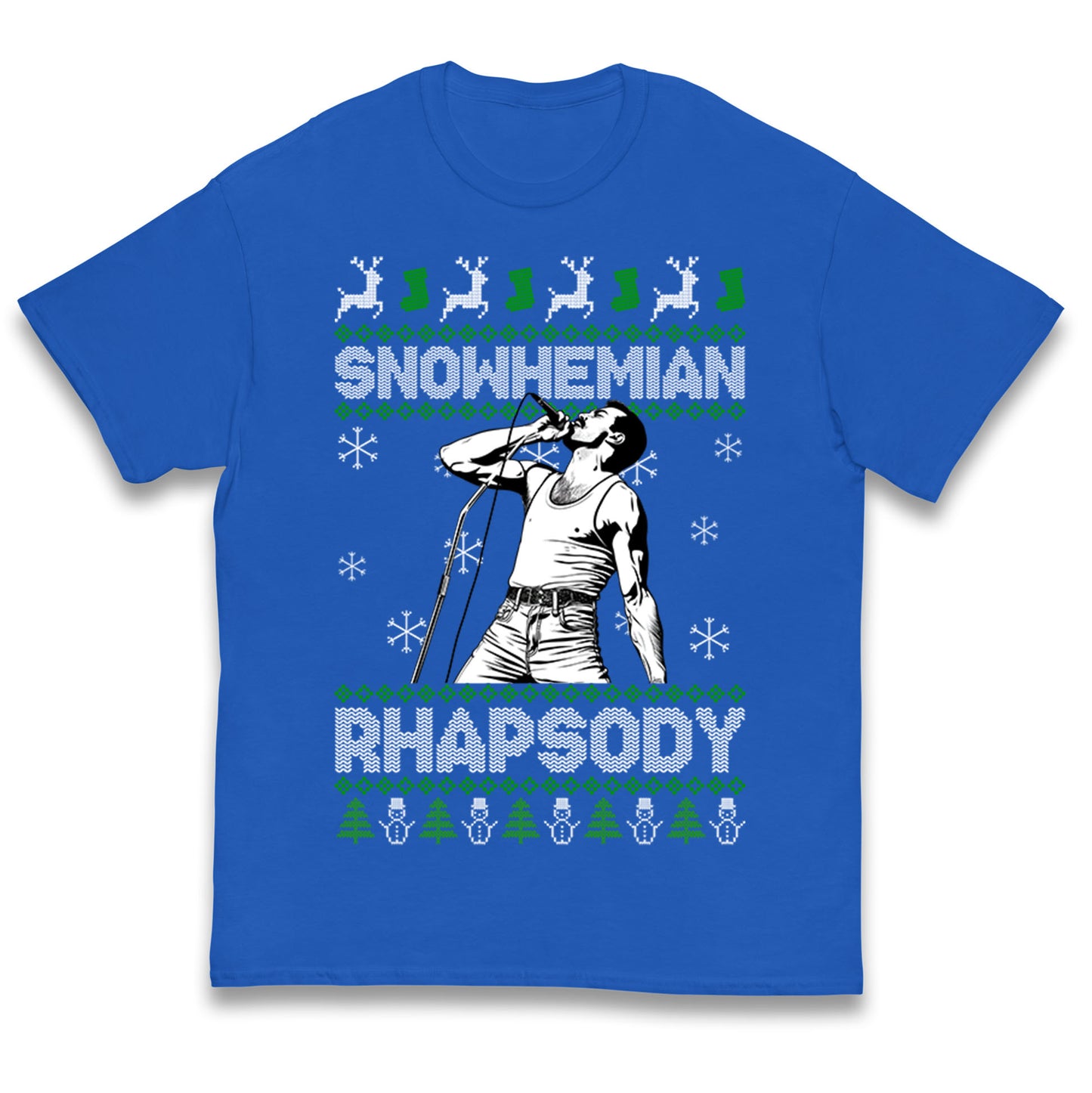 Freddie Mercury Christmas Kids T Shirt