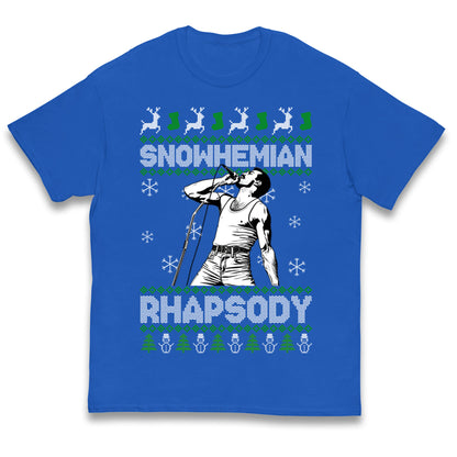 Freddie Mercury Christmas Kids T Shirt