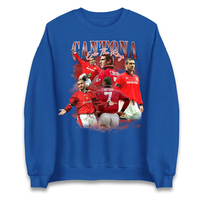 Retro Cantona Bootleg Football Unisex Sweatshirt
