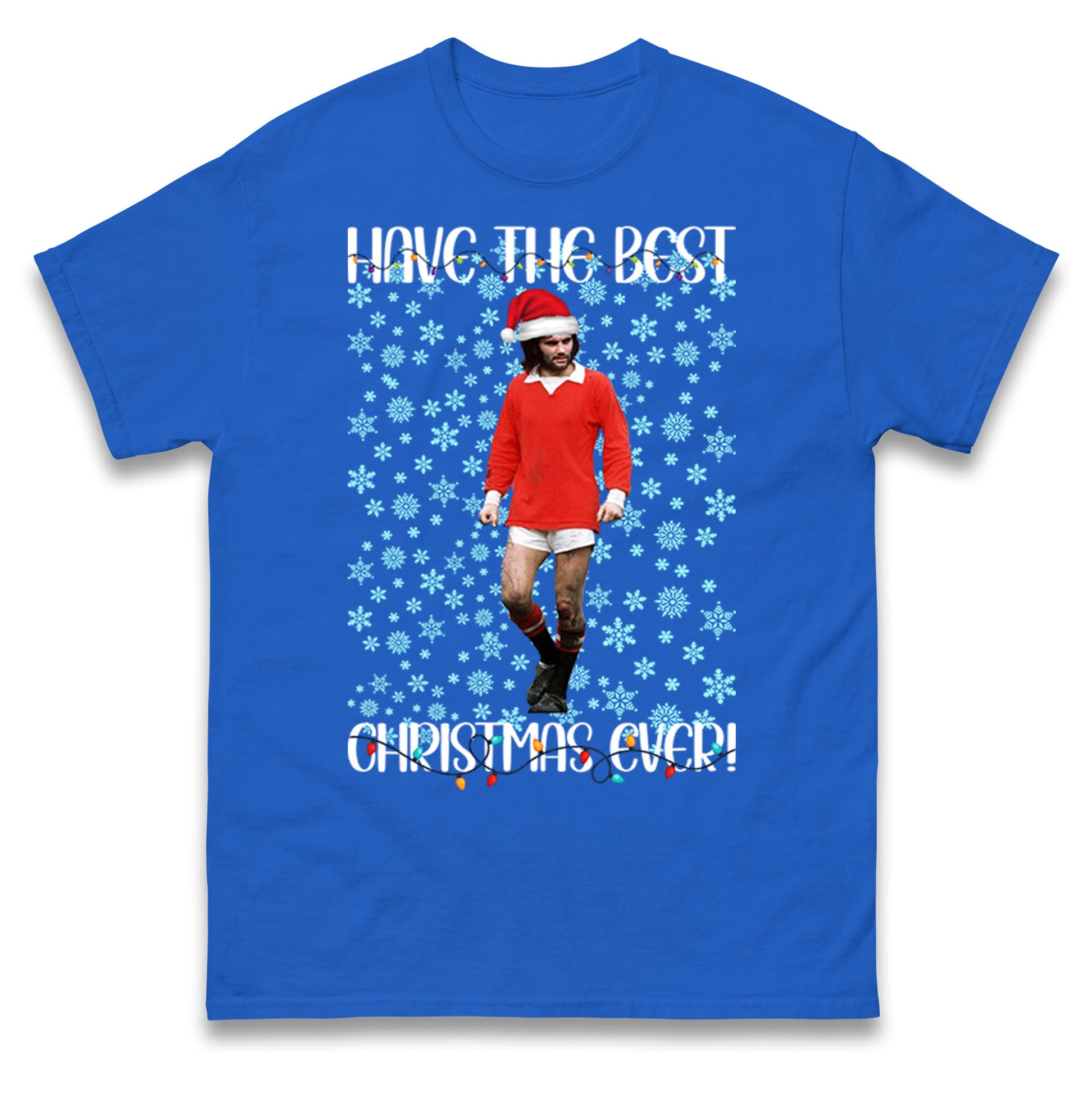 george best christmas t shirt