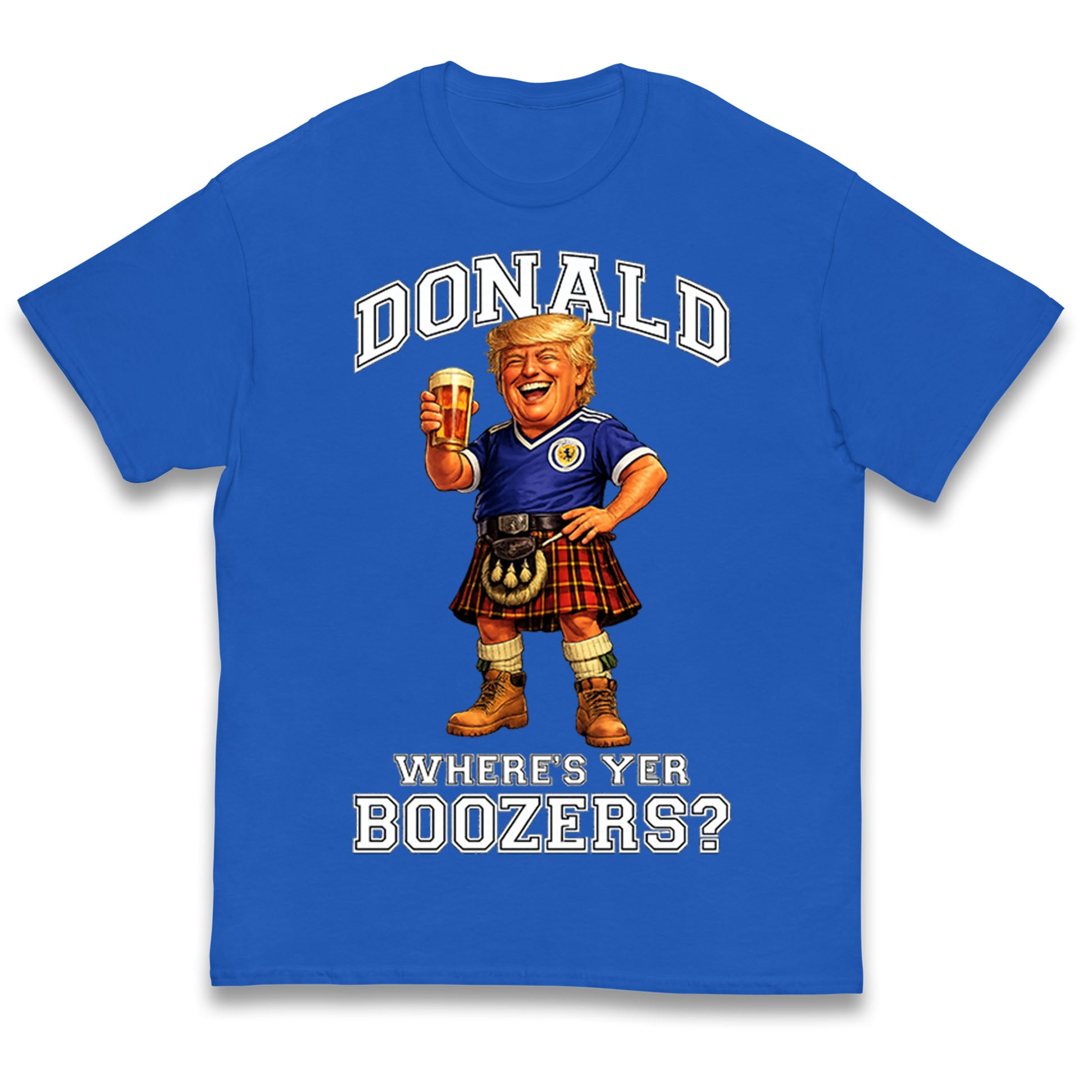 Donald Trump Scotland World Cup Kids T Shirt