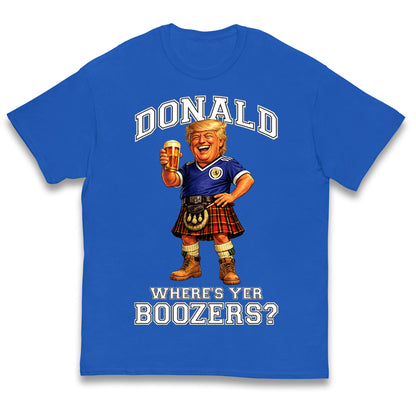 Donald Trump Scotland World Cup Kids T Shirt