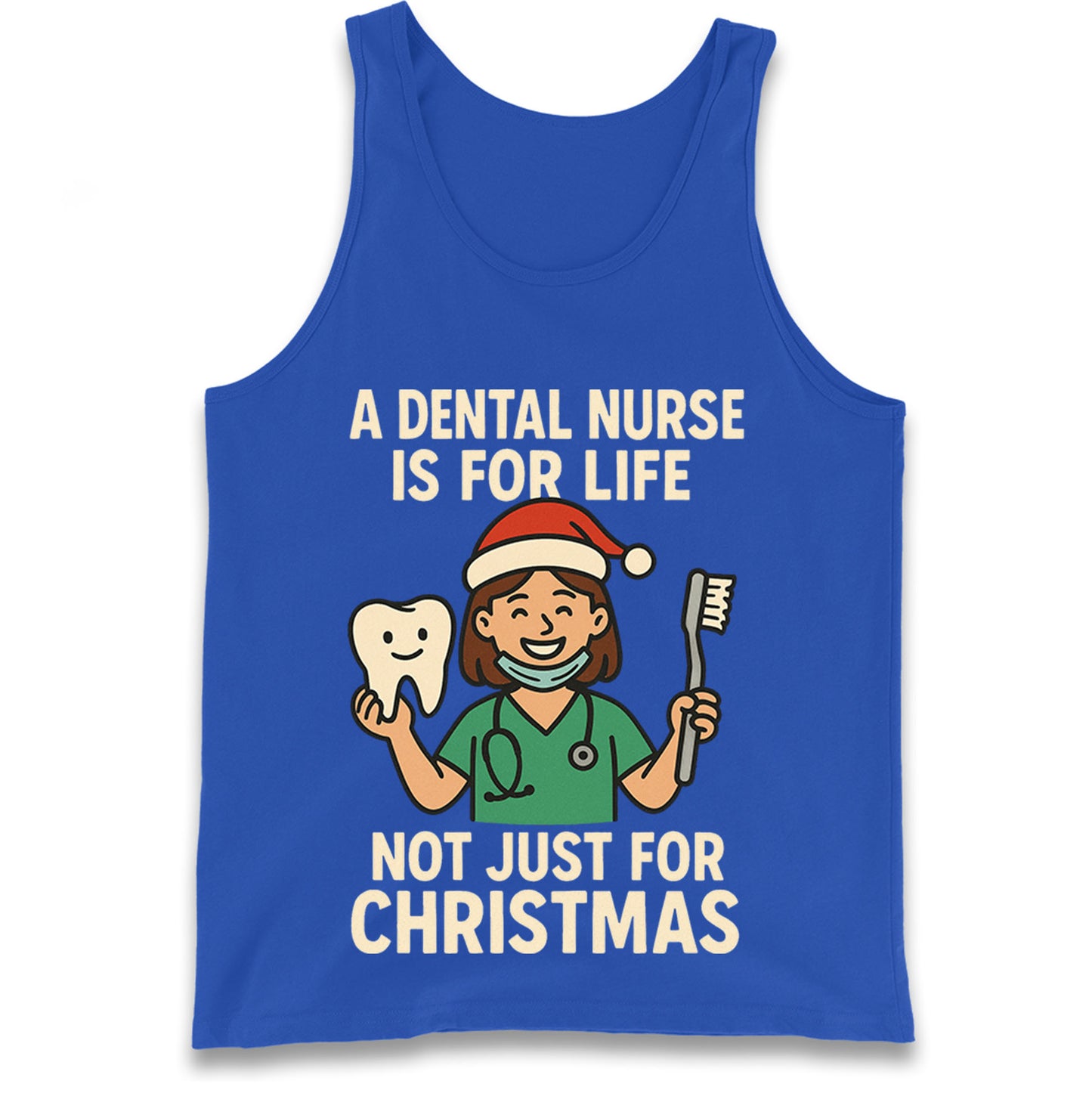 Dental Nurse Christmas Tank Top