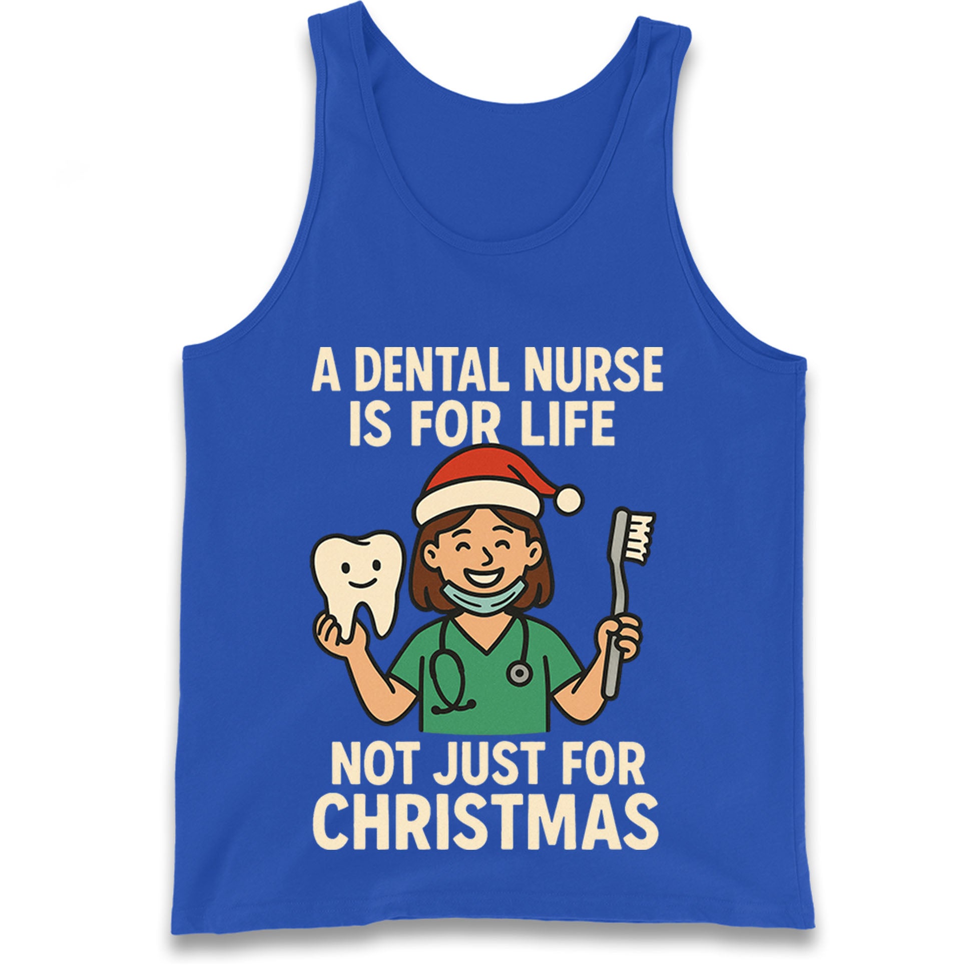 Dental Nurse Christmas Tank Top