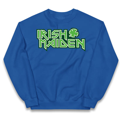 Irish Maiden St Patricks Day Kids Jumper