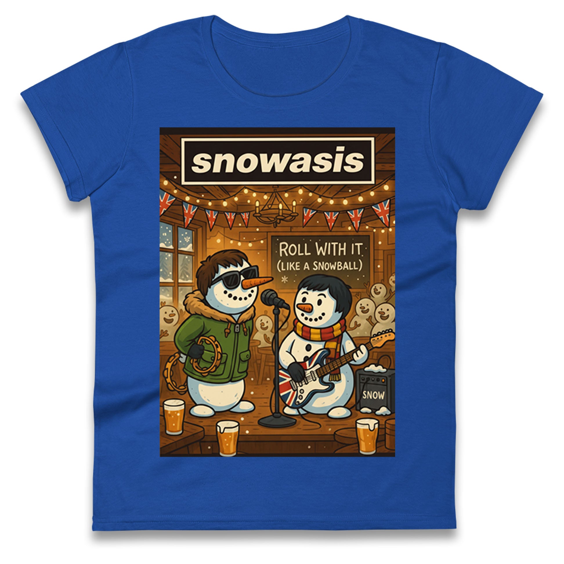 Snowasis Christmas Ladies T Shirt