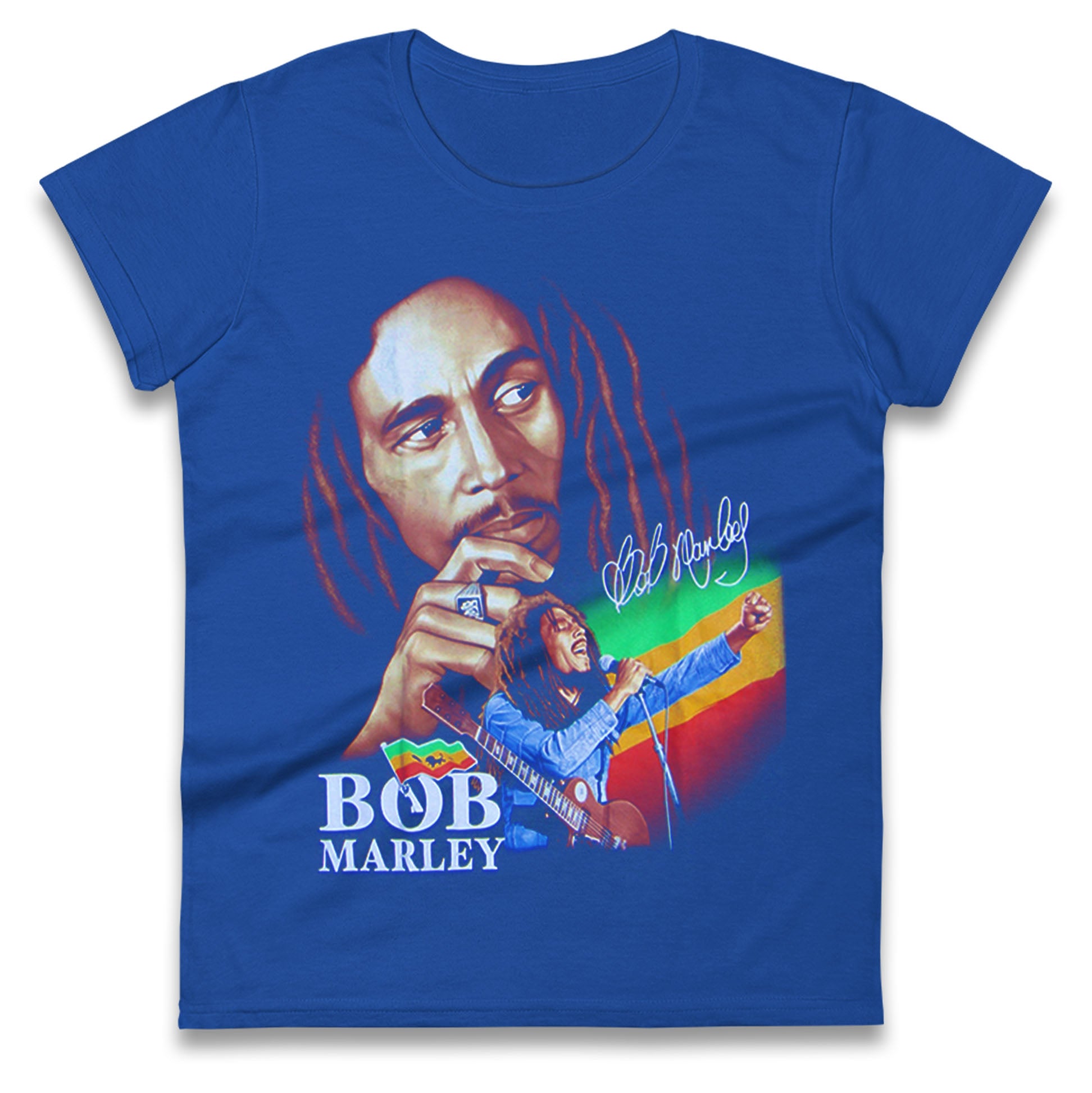 Bob Marley Iron Like A Lion Ladies T Shirt