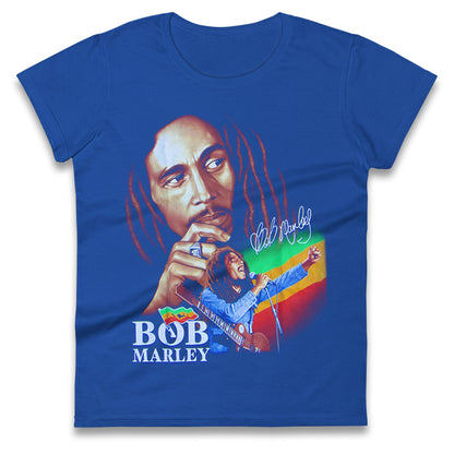 Bob Marley Iron Like A Lion Ladies T Shirt