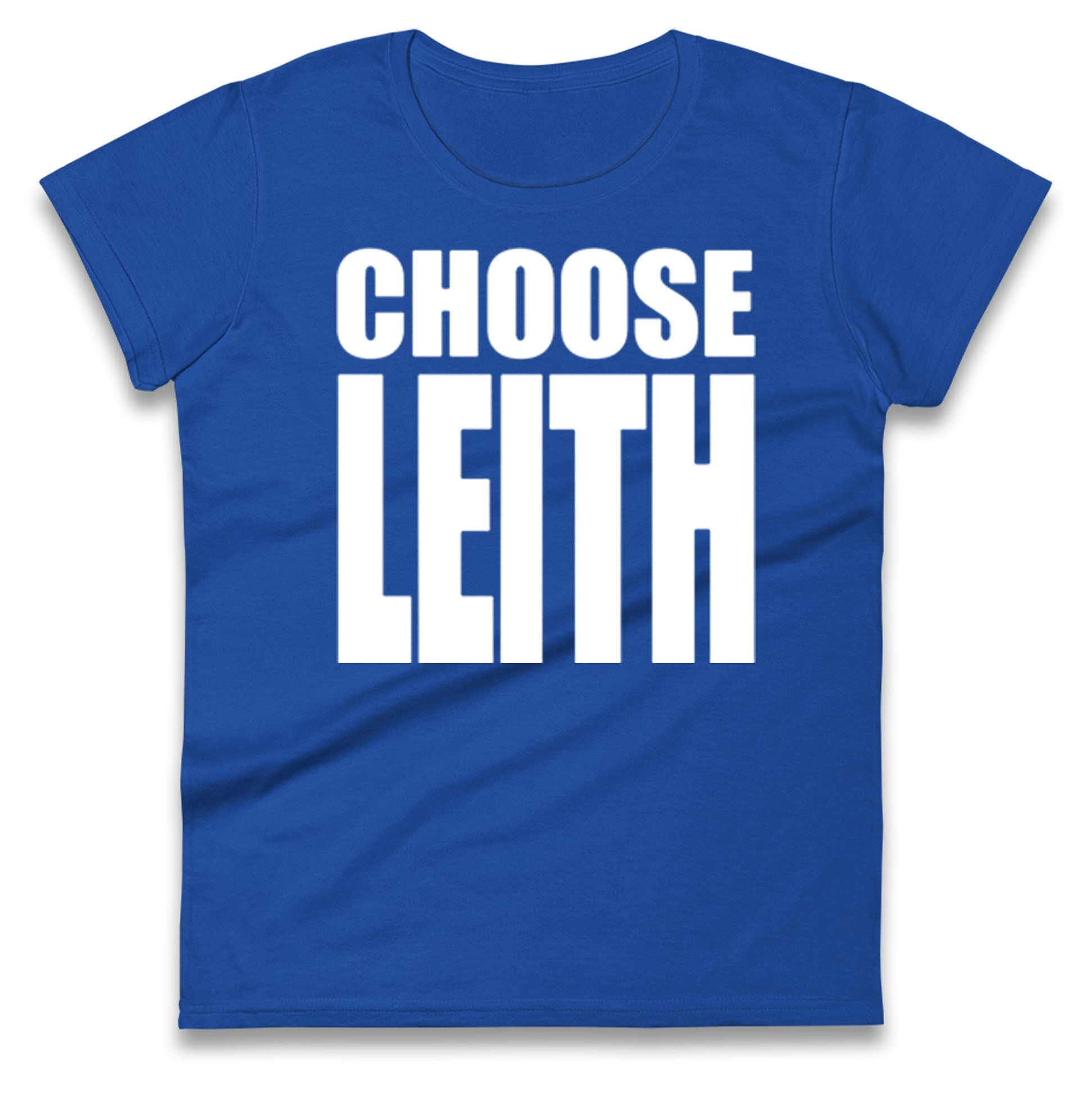 Hibs FC Choose Leith Football Ladies T Shirt 