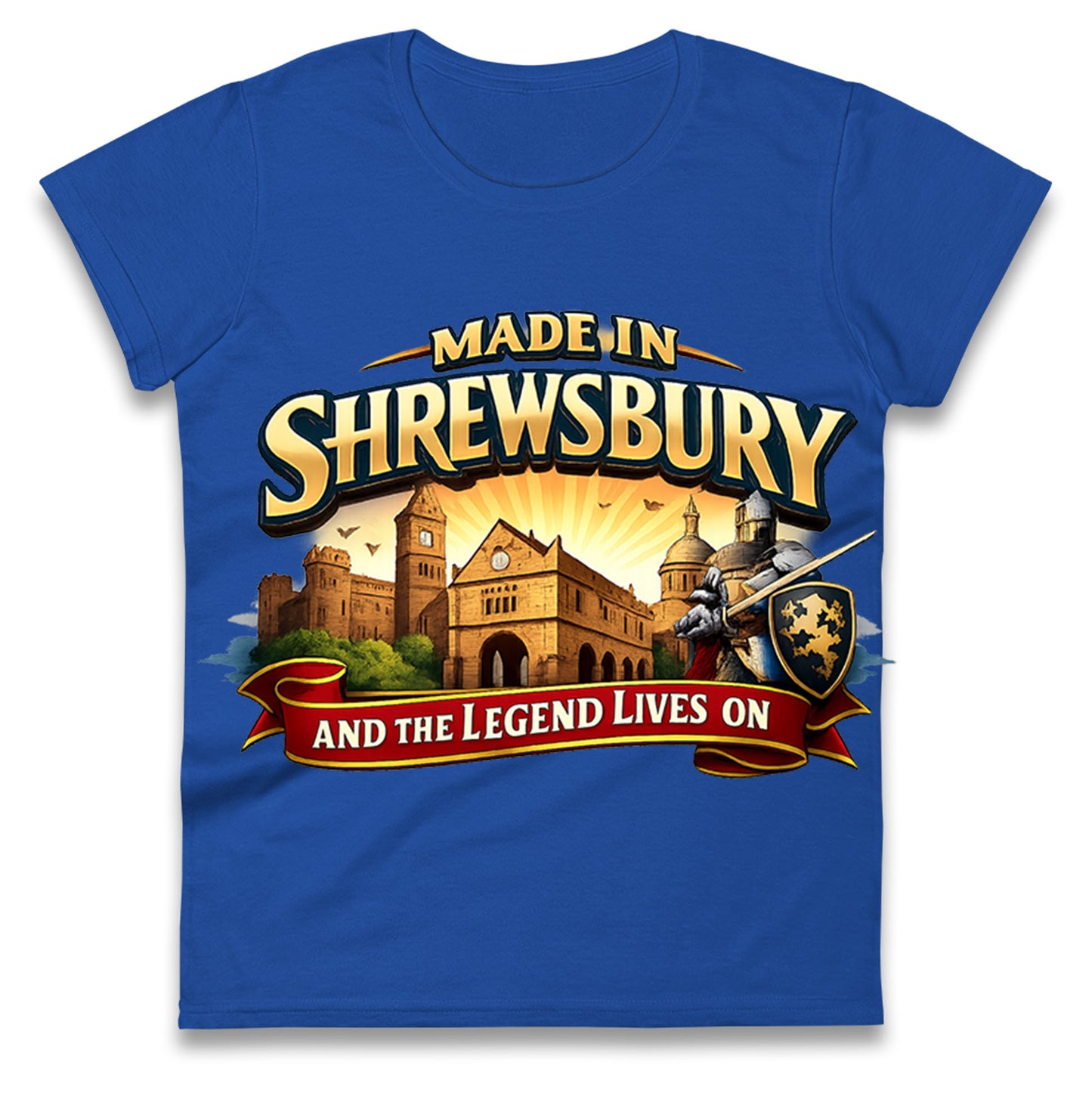 Made in Shrewsbury Ladies T Shirt 