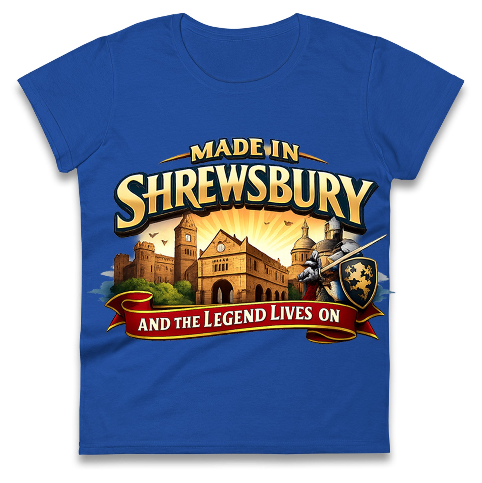 Made in Shrewsbury Ladies T Shirt 