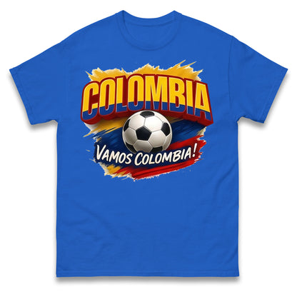 Colombia Retro World Cup T Shirt 