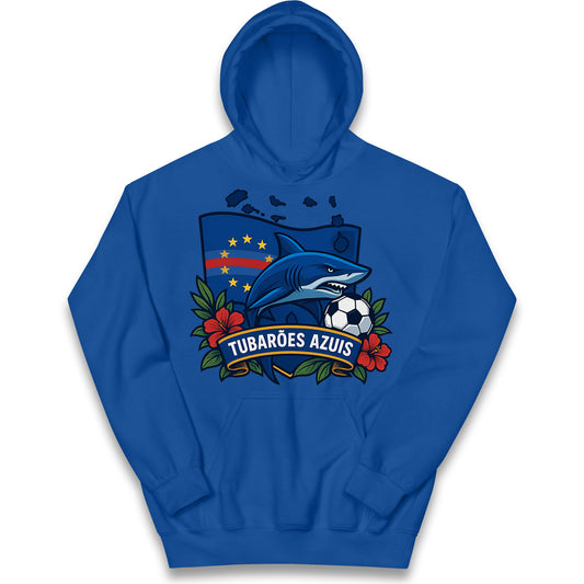 Cape Verde Football Kids Hoodie 