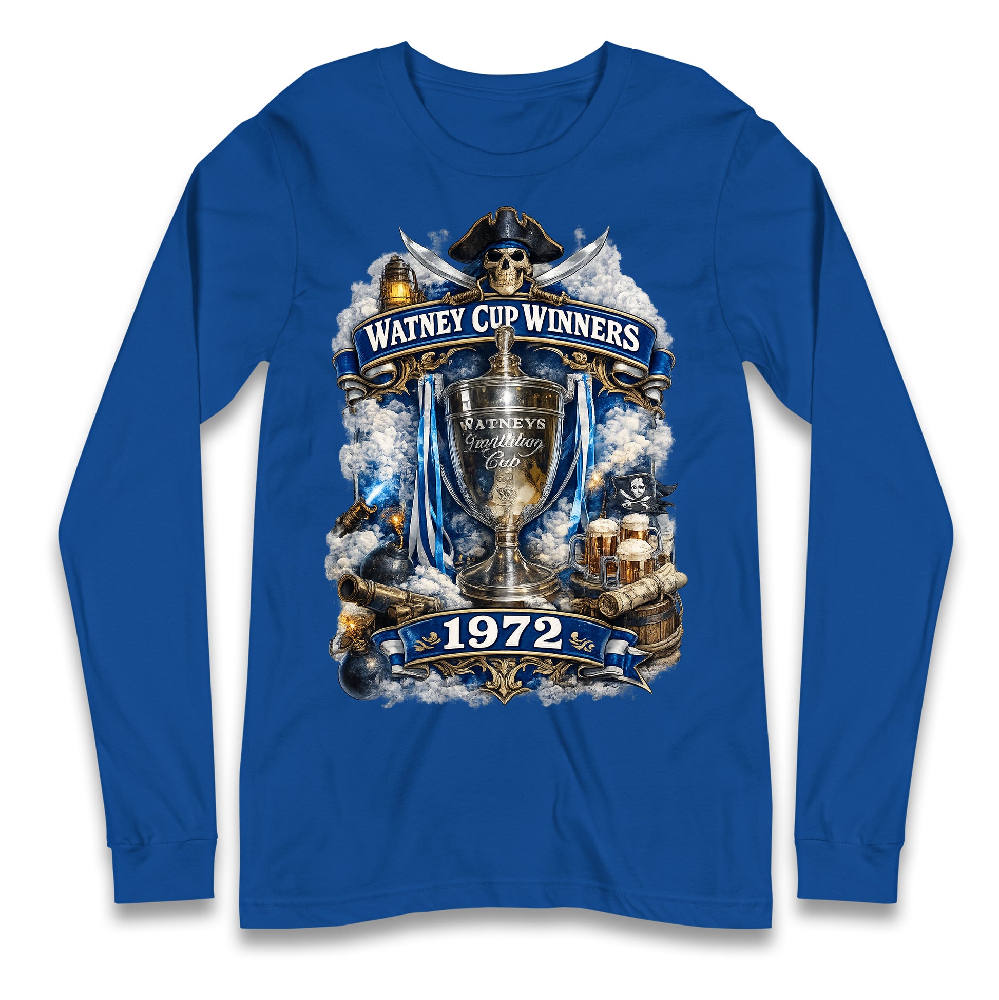 Retro Bristol Rovers Football Longsleeve T Shirt