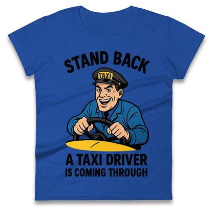 Taxi Driver Ladies T Shirt