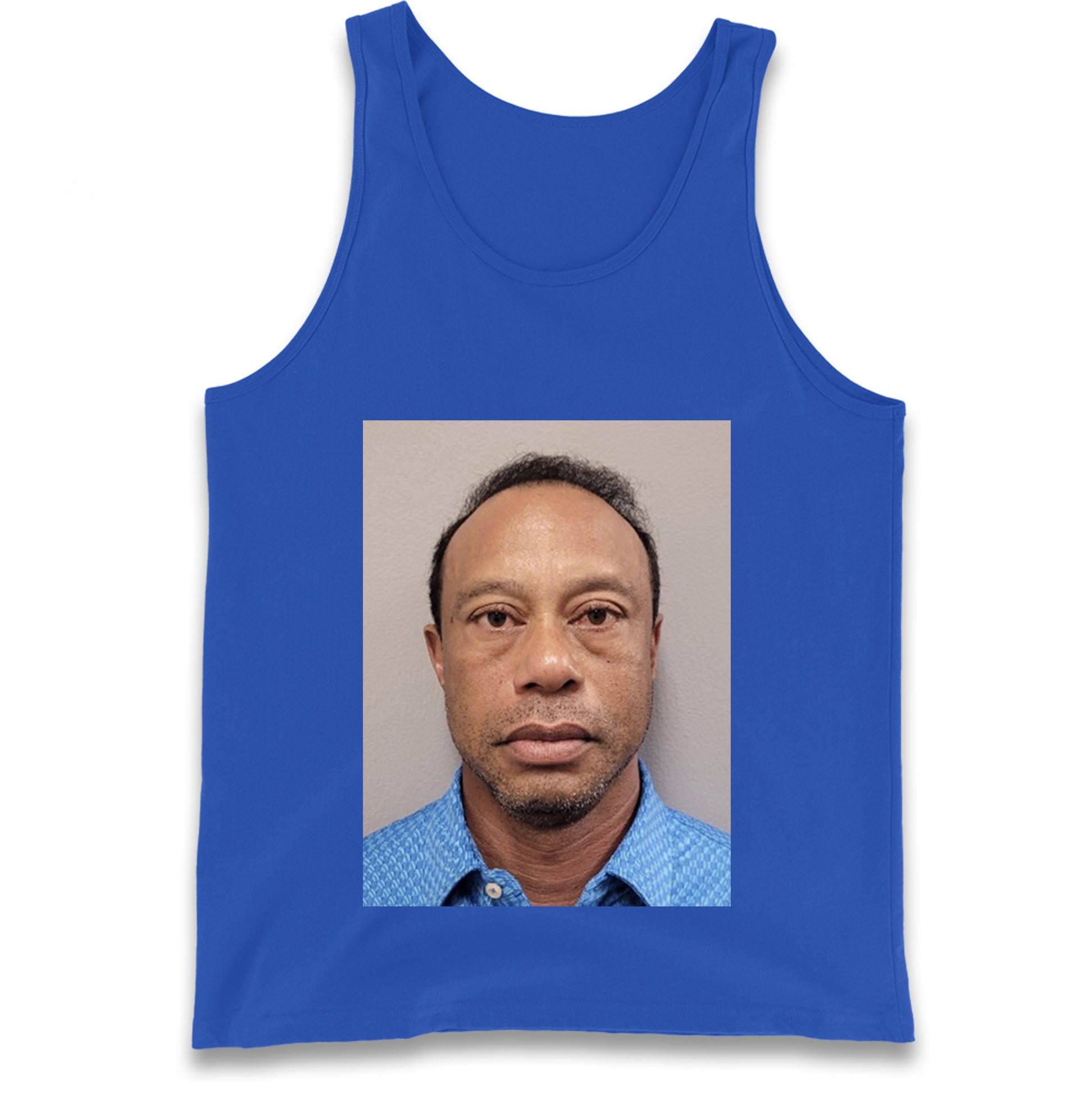 Tiger Woods Mugshot Tank Top