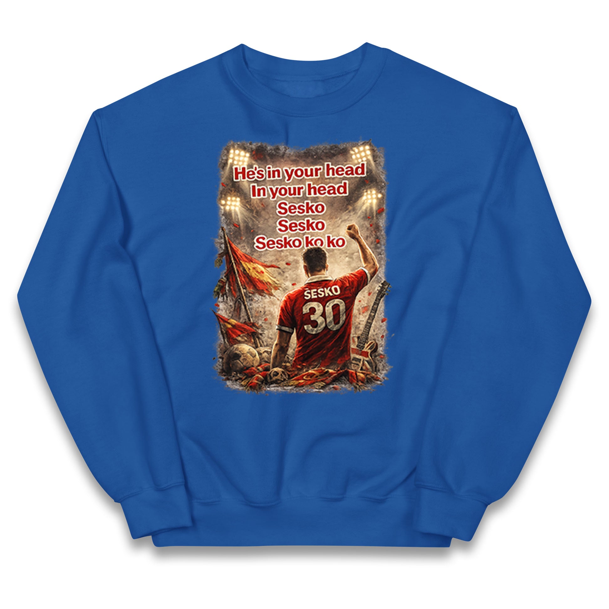 He's in Your Head in Your Head Sesko Sesko Sesko ko ko Kids Jumper