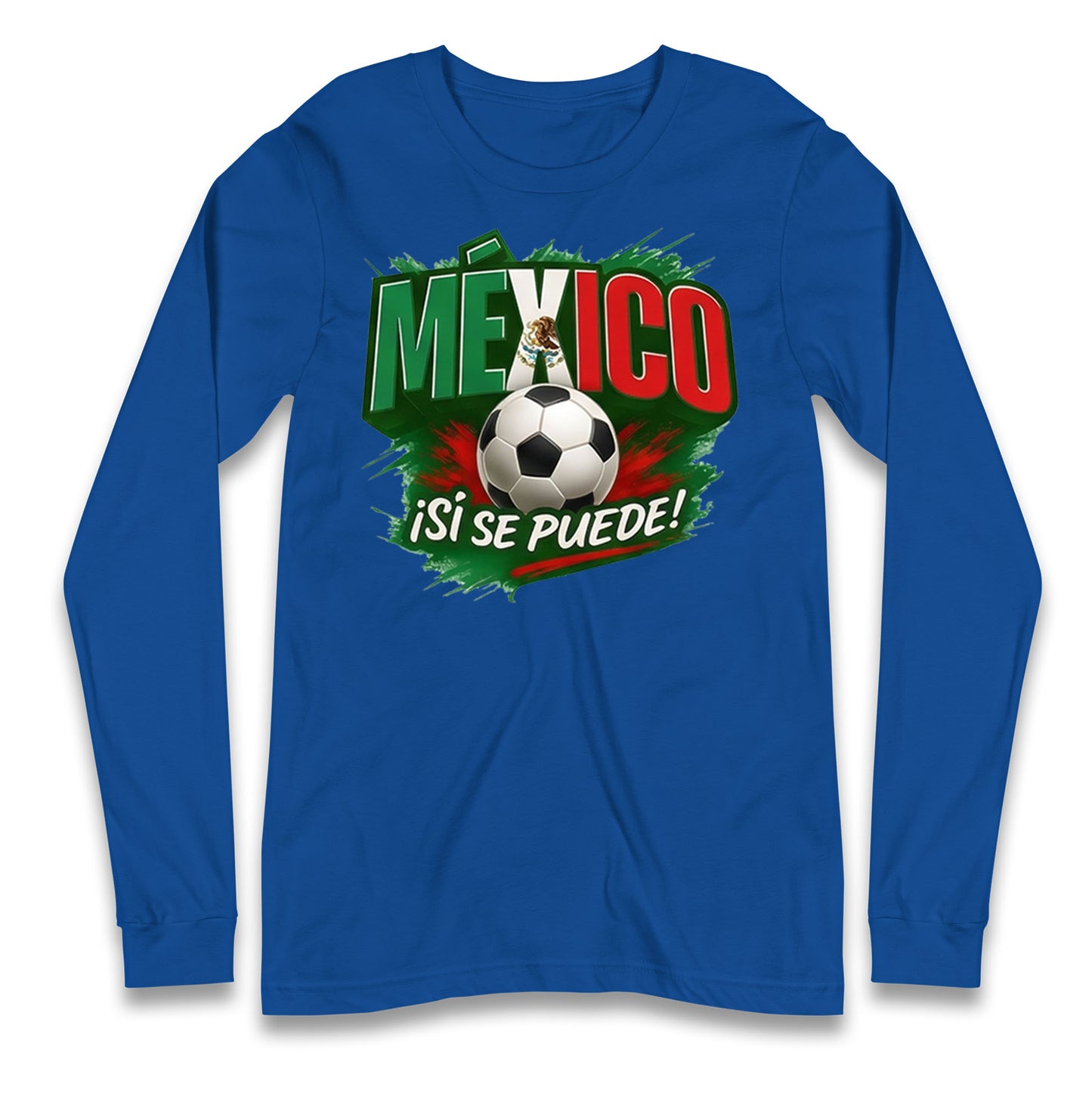 Mexico Retro World Cup Longsleeve T Shirt 
