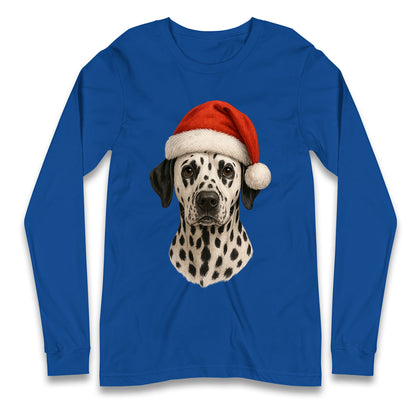 Dalmatian Dog Christmas Longsleeve T Shirt