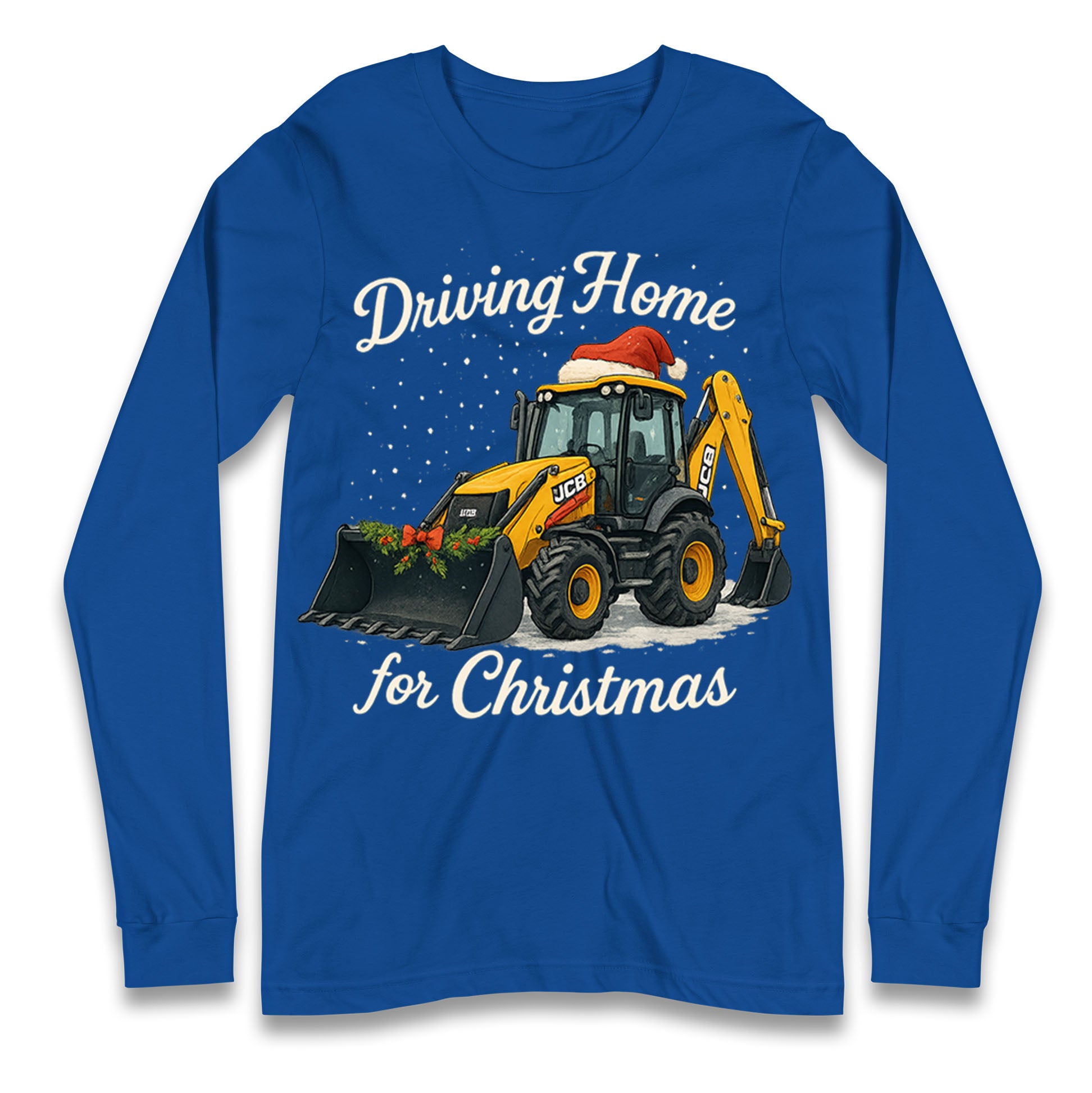 JCB Christmas Longsleeve T Shirt