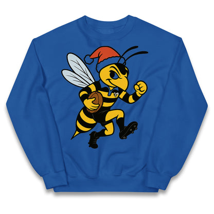Wasps Rugby Christmas Kids Jumper