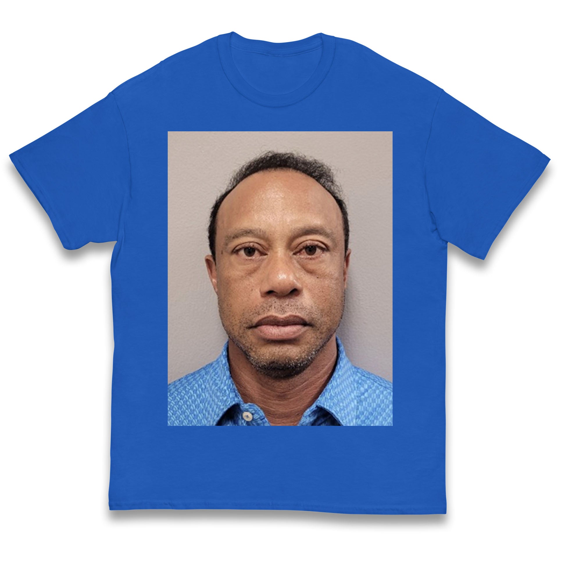 Tiger Woods Mugshot Kids T Shirt
