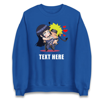 naruto hinata valentines day sweatshirt