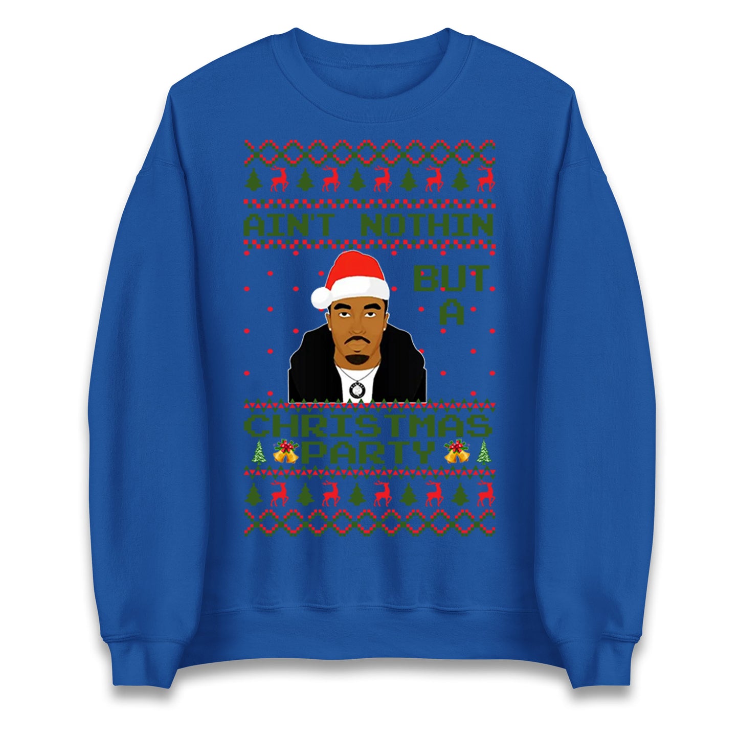 tupac shakur christmas sweatshirt