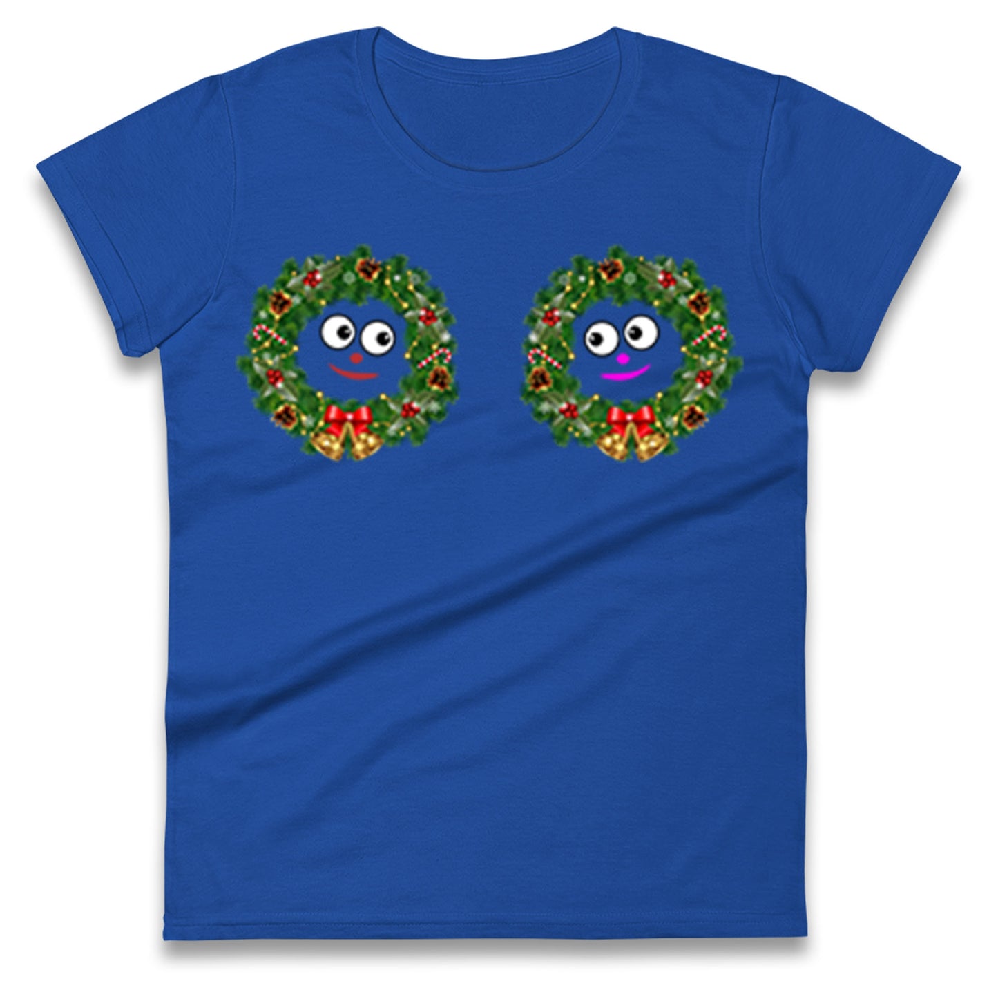 Christmas Decoration Rings Smiley Funny T Shirt