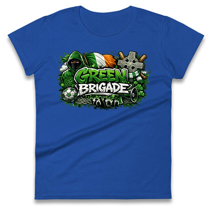 Celtic Green Brigade Football Ladies T Shirt 