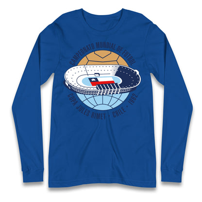 Chile 1962 Retro World Cup Longsleeve T Shirt