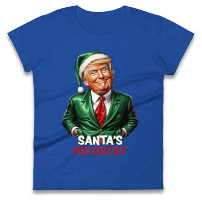 Donald Trump Christmas Ladies T Shirt