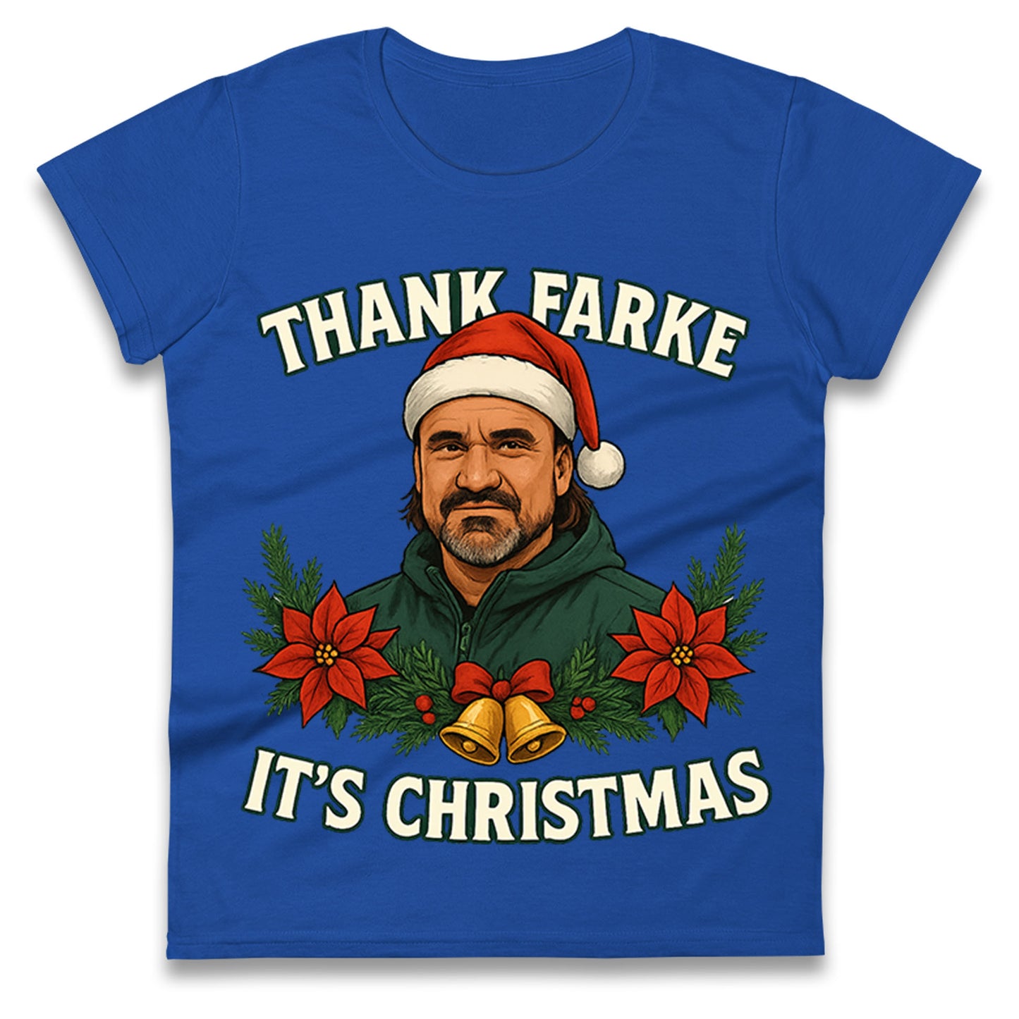 Leeds Utd Christmas Ladies T Shirt