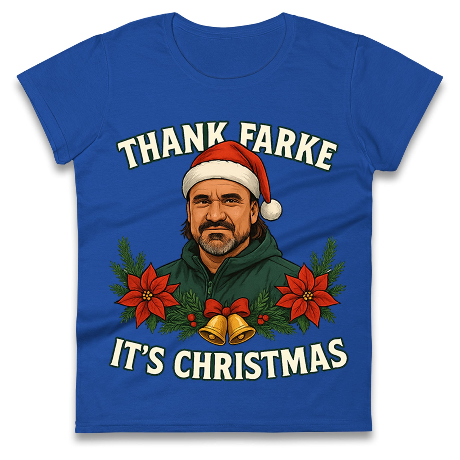 Leeds Utd Christmas Ladies T Shirt