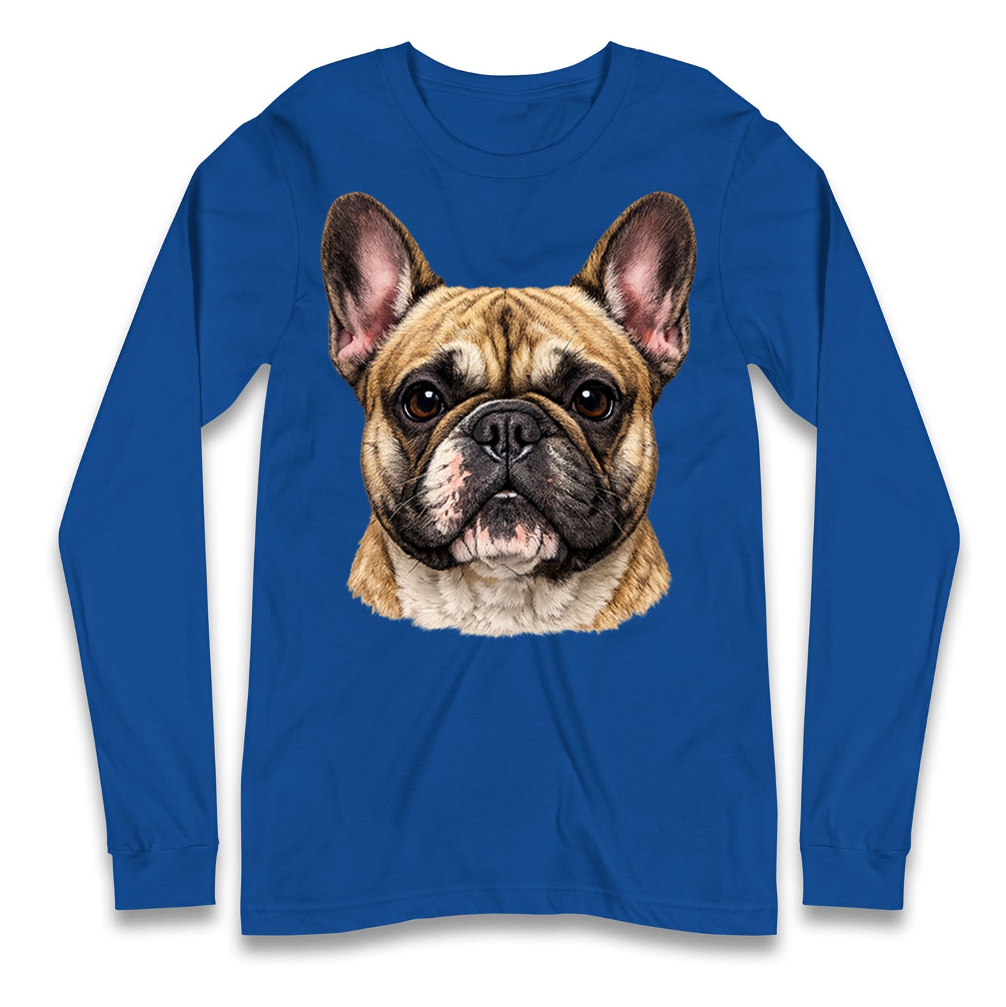 French Bulldog Face Longsleeve T Shirt