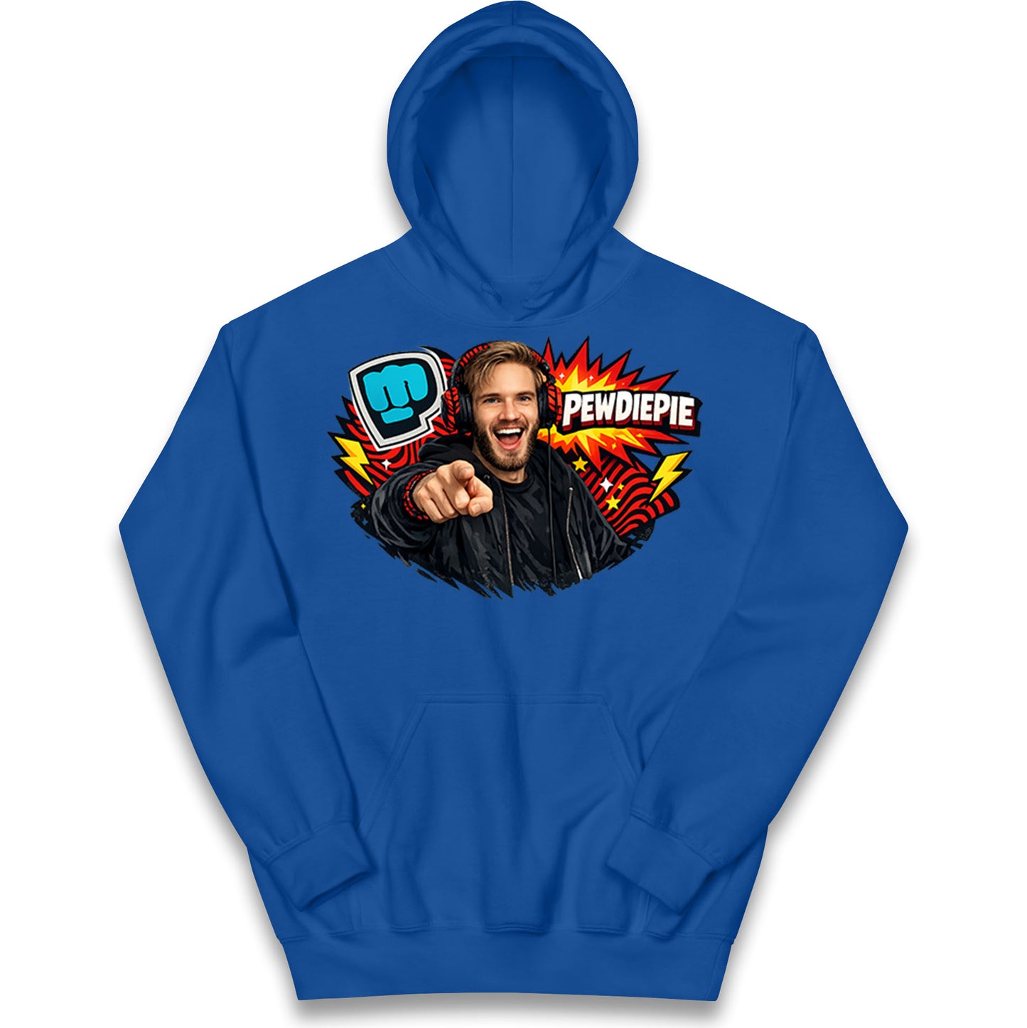 PewDiePie YouTuber Kids Hoodie
