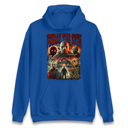 Jason voorhees Friday The 13th horror Halloween Bootleg Unisex Hoodie