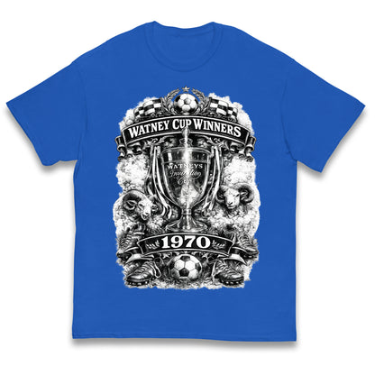 Retro Derby Watney Cup Winners 1970 Kids T Shirt